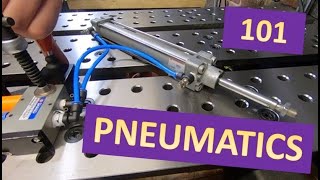 Pneumatics 101  Cylinders Valves Fittings Tubing  Demonstrations [upl. by Dud874]