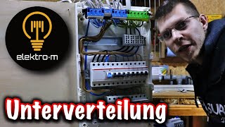 Unterverteilung verdrahten  Hausanschluss ElektroM [upl. by Jarad363]