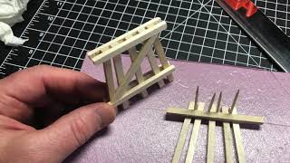 N Scale Trestle Bridge with Kato Unitrack [upl. by Siraf]