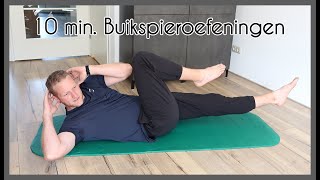 10 min Buikspieroefeningen  Buikspieren workout met Sven OPTIMAVITA [upl. by Akimrehs]