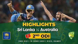 2nd ODI Highlights  Sri Lanka vs Australia 2022 [upl. by Simdars233]