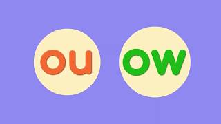 Phonics Chant┃ou · ow ∥ Double Letter Vowels┃Spotlight on One Phonics [upl. by Lai]