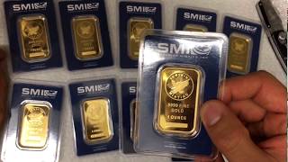 Unboxing 10 Sunshine Mint 1 oz Bars From Liberty Coin [upl. by Yekram]