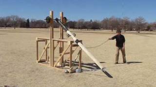 Texas Tech Floating Arm Trebuchet [upl. by Tatman]