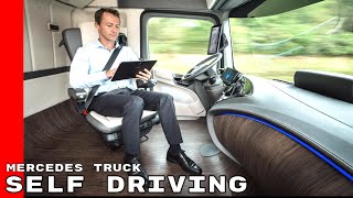 Mercedes Benz Self Driving Autonomous Semi Truck [upl. by Ylyl365]