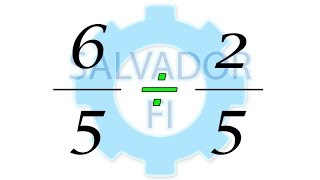 División de Fracciones con Igual Denominador  Salvador FI [upl. by Sukramal]