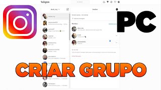 Como Criar um Grupo no Instagram Pelo PC 2025 [upl. by Thierry]