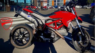 Ducati Hypermotard 821 Review and first ride [upl. by Inalem]