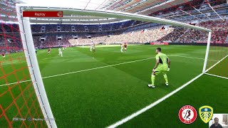 Bristol City vs v Leeds  EFL Championship  PES 21 [upl. by Nap]