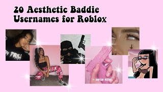 20 Aesthetic Baddie Usernames for Roblox [upl. by Inot]