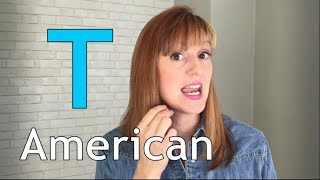 American Accent Training  American T  Flap T [upl. by Ahc311]