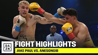 HIGHLIGHTS  Jake Paul vs AnEsonGib [upl. by Lewin887]