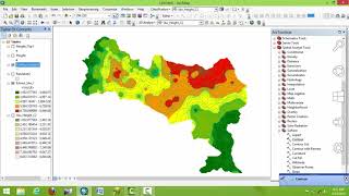 interpolation Analysis Using ArcGIS [upl. by Four]