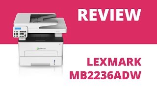 Lexmark MB2236adw A4 Mono Multifunction Laser Printer [upl. by Ynes704]