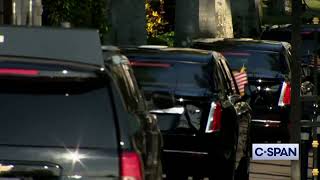 Trump arrives Trump International Golf Club West Palm Beach Florida after departing MaraLago [upl. by Arreis]