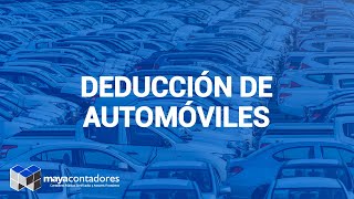 Deducción de automóviles [upl. by Zadack]