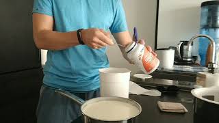 Making lactobacillus reuteri yoghurt recipe [upl. by Tima]