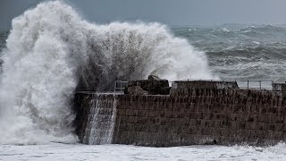 Massive Winter Storm on Cornwall North Coast [upl. by Joost]