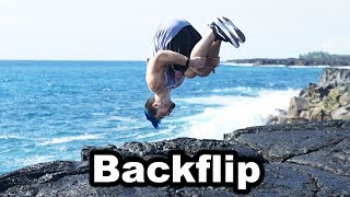 How To Do a Backflip Parkour Tutorial [upl. by Nahgam]