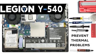 Lenovo Legion Y540 Thermal Repaste Tutorial [upl. by Nnainot]