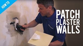 How to Patch Plaster Walls [upl. by Marylinda]