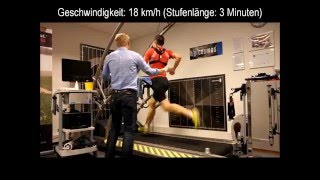 Leistungsdiagnostik Laktatstufentest auf dem Laufband  Dr Matthias Marquardt [upl. by Junieta]