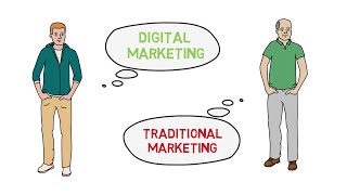 Digital Marketing vs Traditional Marketing  digiBigs [upl. by Celesta]