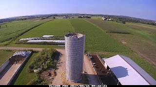 Building a silo  time lapse [upl. by Dehlia]