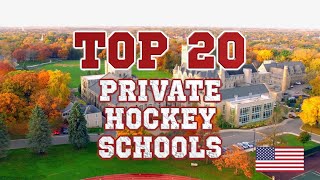 Top 20 Private Hockey Schools 2021 [upl. by Wakerly]