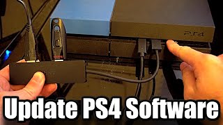 How to UPDATE PS4 SYSTEM SOFTWARE using a USB Flash Drive Best Method [upl. by Pappas]