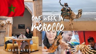 One week in Morocco  Marrakech amp Essaouira  MOROCCO FOOD amp TRAVEL VLOG [upl. by Frodi511]