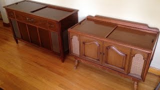 1960s Magnavox Astro Sonic Console Stereos PART 1 Evaluation amp Cleaning [upl. by Gustave]