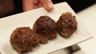 How to Make Fried Italian Meatballs With Breadcrumbs  Italian Dishes [upl. by Inait]