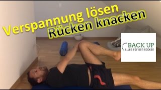 Verspannungen der Rückenmuskulatur lösen  Rücken knacken [upl. by Thais747]