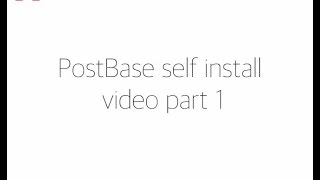 PostBase self install  FP Mailing [upl. by Ahsinev741]