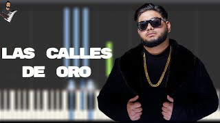 Daviles de Novelda  Las calles de oro  Instrumental Piano Tutorial  Partitura  Karaoke  MIDI [upl. by Annairol]