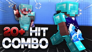 HOW TO COMBO LOCK Get 20 Hit Combos Minecraft PvP Tutorial [upl. by Lemmie]