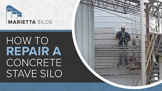 How To Repair A Concrete Stave Silo [upl. by Leif307]