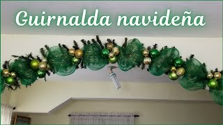 🎄COMO HACER UNA GUIRNALDA NAVIDEÑA PARA ARCOS O PARED🎄ADORNOS NAVIDEÑOS🎄MANUALIDADES NAVIDEÑAS 2024🎄 [upl. by Nash]