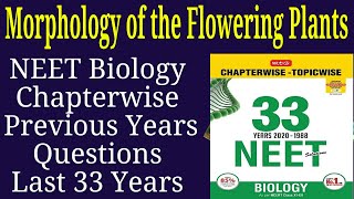 Morphology of flowering plants class 11 neet previous year questions [upl. by Curzon]