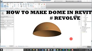 HOW TO MAKE DOME IN REVIT [upl. by Kcir]