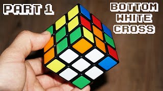 How to Solve a Rubiks Cube  Part 1  White Cross Easiest Method [upl. by Eniksre]