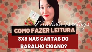 BARALHO CIGANO 3x3 MÉTODO LEITURA 9 CARTAS [upl. by Ruthann]