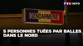 Fusillade dans le Nord  5 personnes tuées par balles｜TF1 INFO [upl. by Bogart]