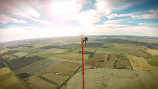 Worlds Tallest TV Tower Climb without Safety Equipment 475m [upl. by Sheryle]