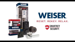 Weiser SmartKey Security  Reset Rekey Relax [upl. by Neelrac]