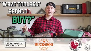 What Tool Belt Should You Buy  Pros and Cons Occidental Buckaroo amp Diamondback [upl. by Manella36]