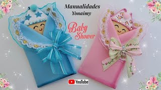 👶 BEBES EN COBIJITA PARA INVITACIONES O RECUERDOS DE BABY SHOWER [upl. by Collen]