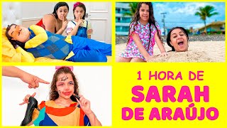 SARAH DE ARAÚJO 1 HORA DE VIDEO COM A MAMÃE [upl. by Tinaret997]