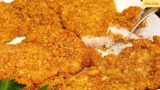 Crispy Breaded Chicken in the Oven [upl. by Llerrem]